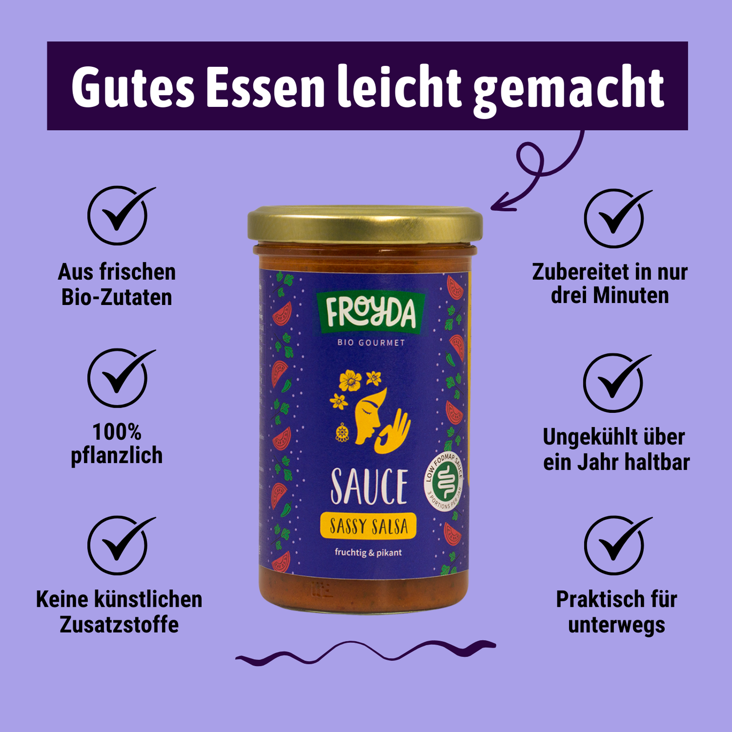 Sauce Salsa Bio Smooth (250g)