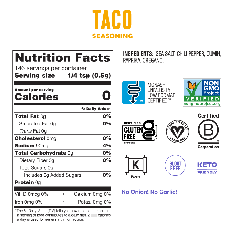 Fody Taco Gewürz, 73 g, weitere Ansicht
