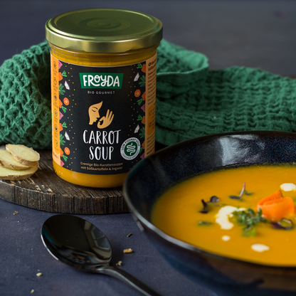 Zuppa biologica di carote (400ml)