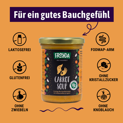 Zuppa biologica di carote (400ml)
