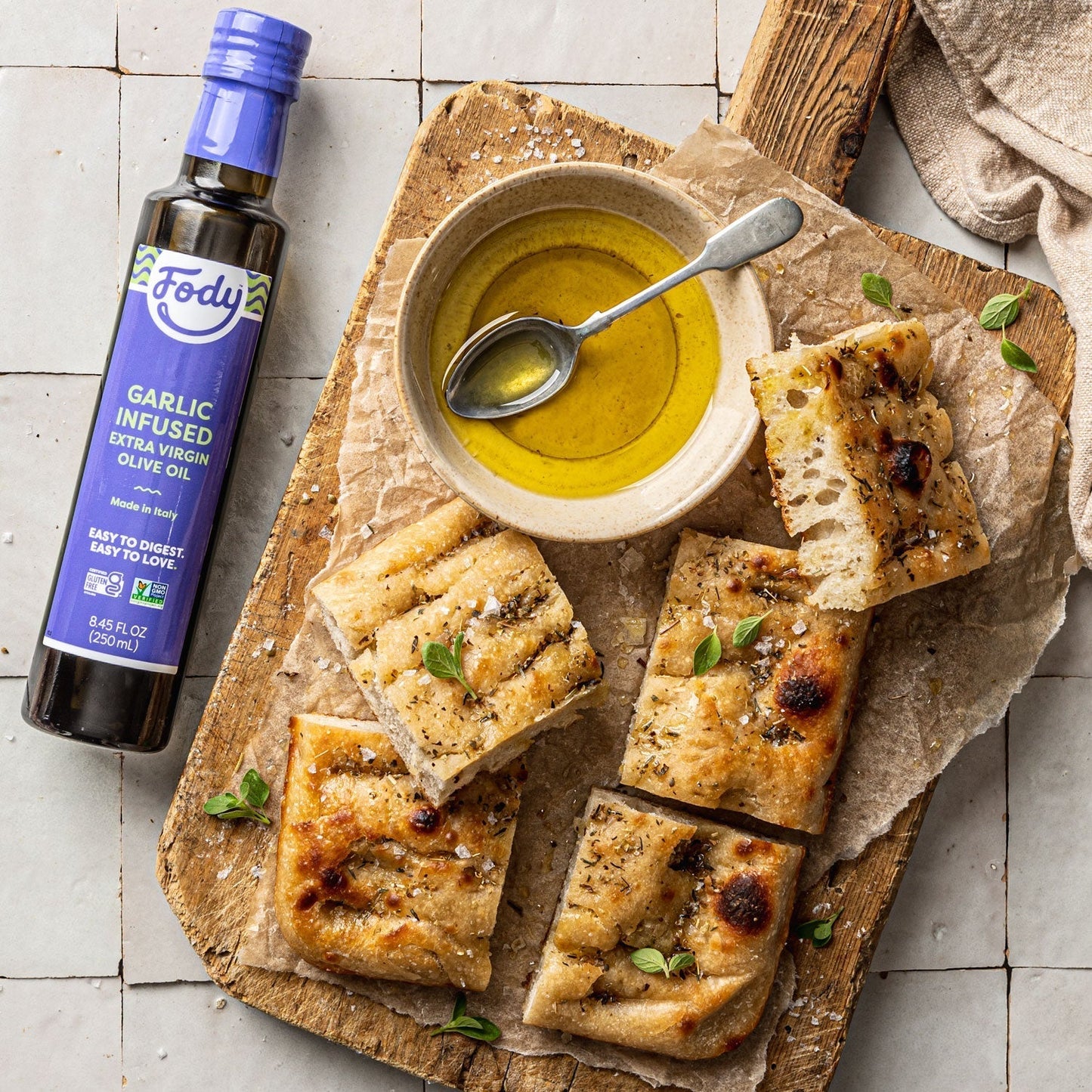 Garlic Infused Italian Olivenöl (250ml)