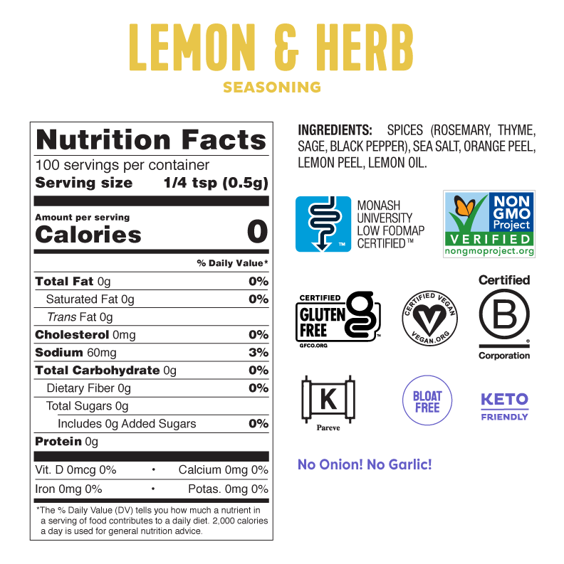 Lemon & Herb Gewürz (50g)