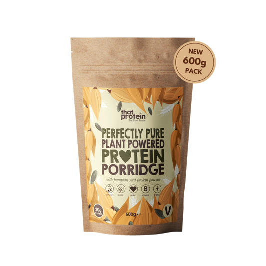 Porridge protéiné pur et suprême avec poudre de protéines de graines de citrouille (600 g)