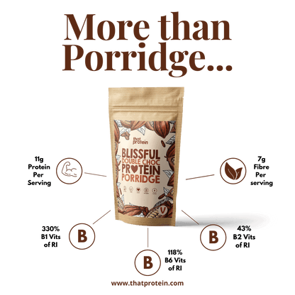 Blissful Double Chocolate Protein Supreme Porridge (600g) - FODCORNER - (low FODMAP bei Reizdarm)