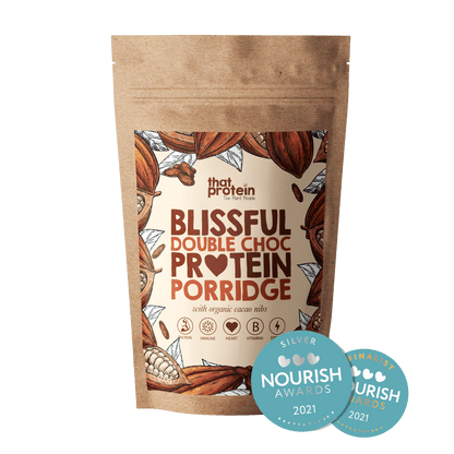 Blissful Double Chocolate Protein Supreme Porridge (600g) - FODCORNER - (low FODMAP bei Reizdarm)