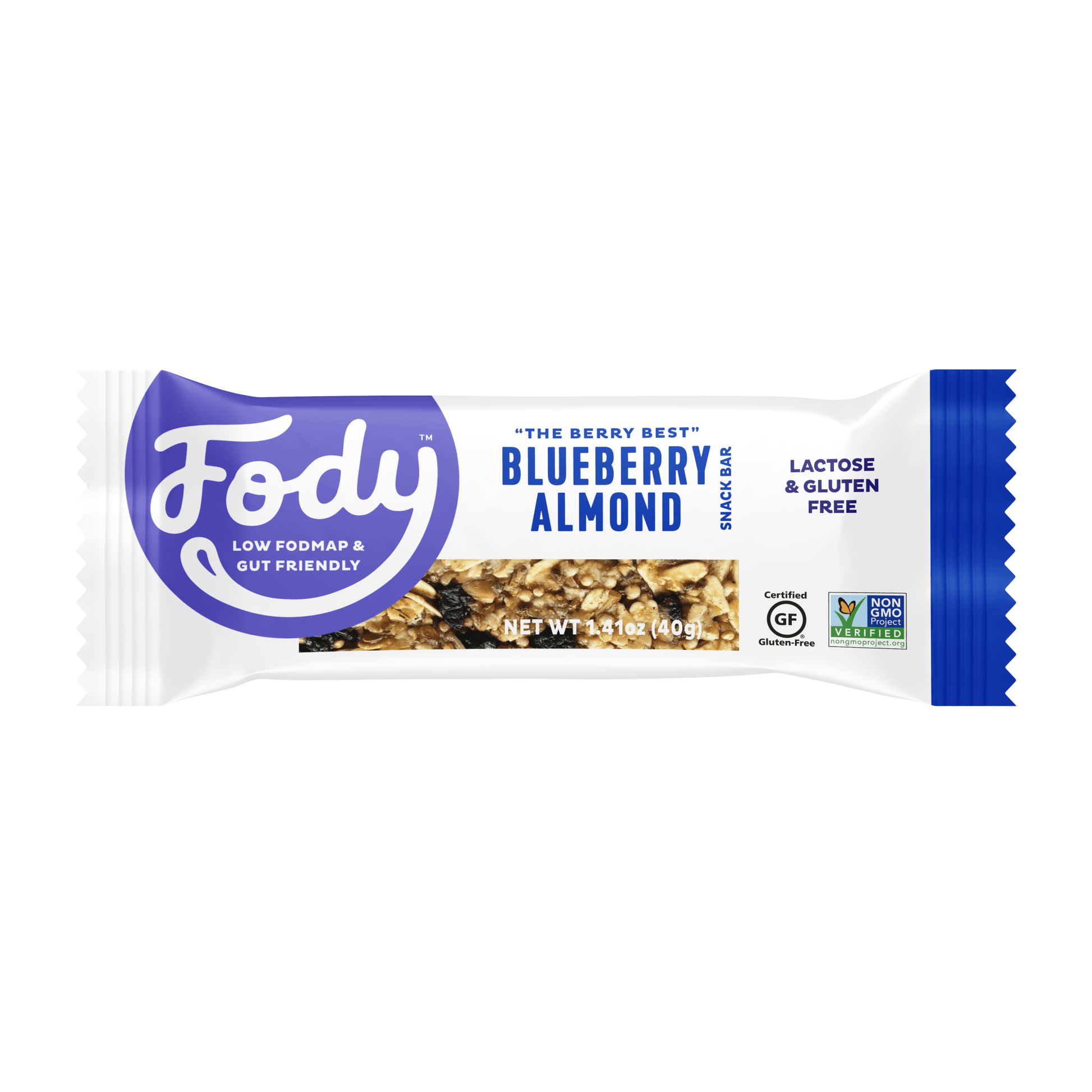 Blueberry Almond Riegel (40g) - FODCORNER - (low FODMAP bei Reizdarm)