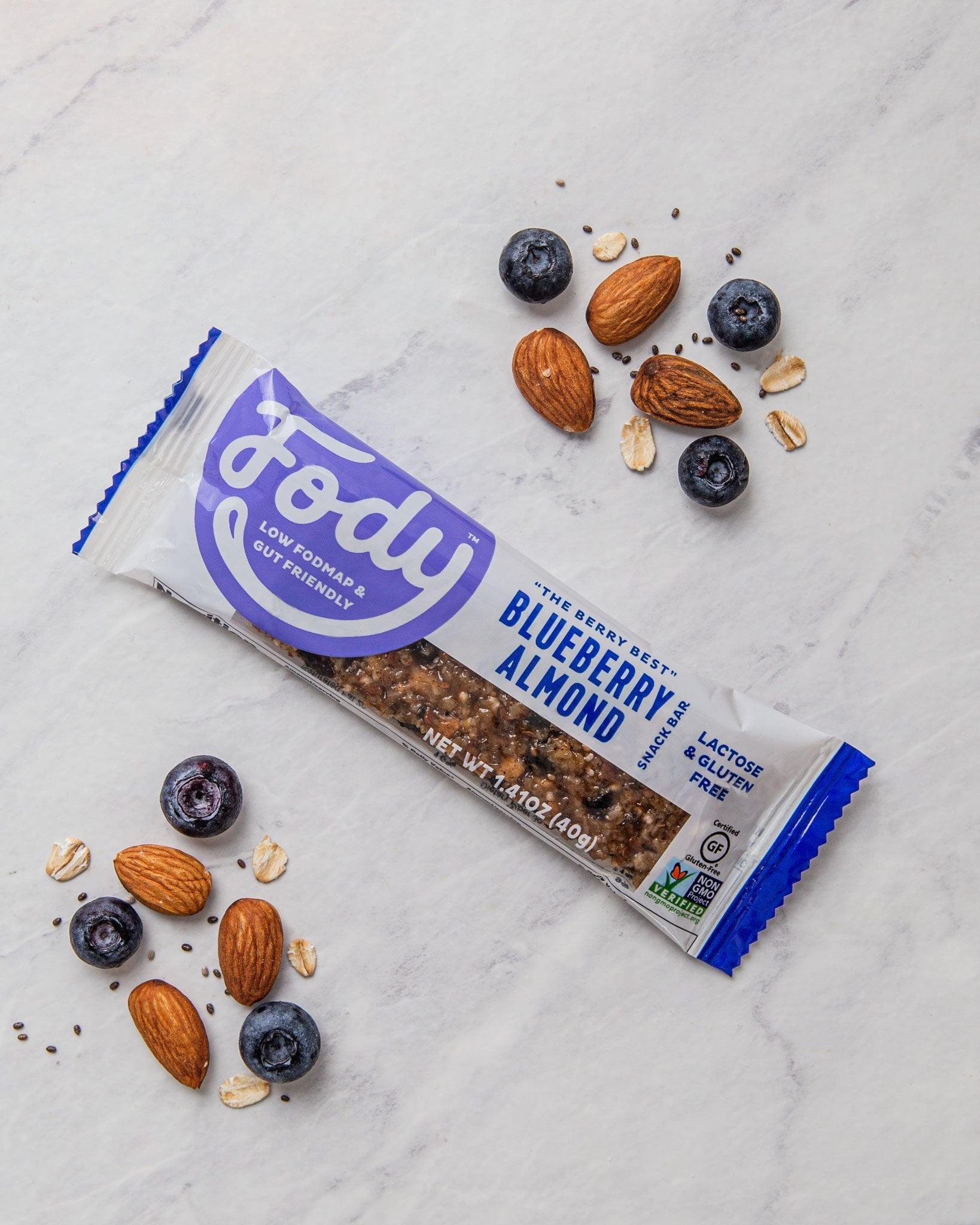 Blueberry Almond Riegel (40g) - FODCORNER - (low FODMAP bei Reizdarm)