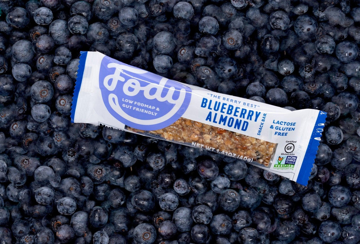 Blueberry Almond Riegel (40g) - FODCORNER - (low FODMAP bei Reizdarm)