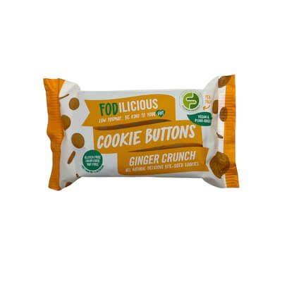 Cookie Buttons Ginger Crunch (30g) - FODCORNER - (low FODMAP bei Reizdarm)