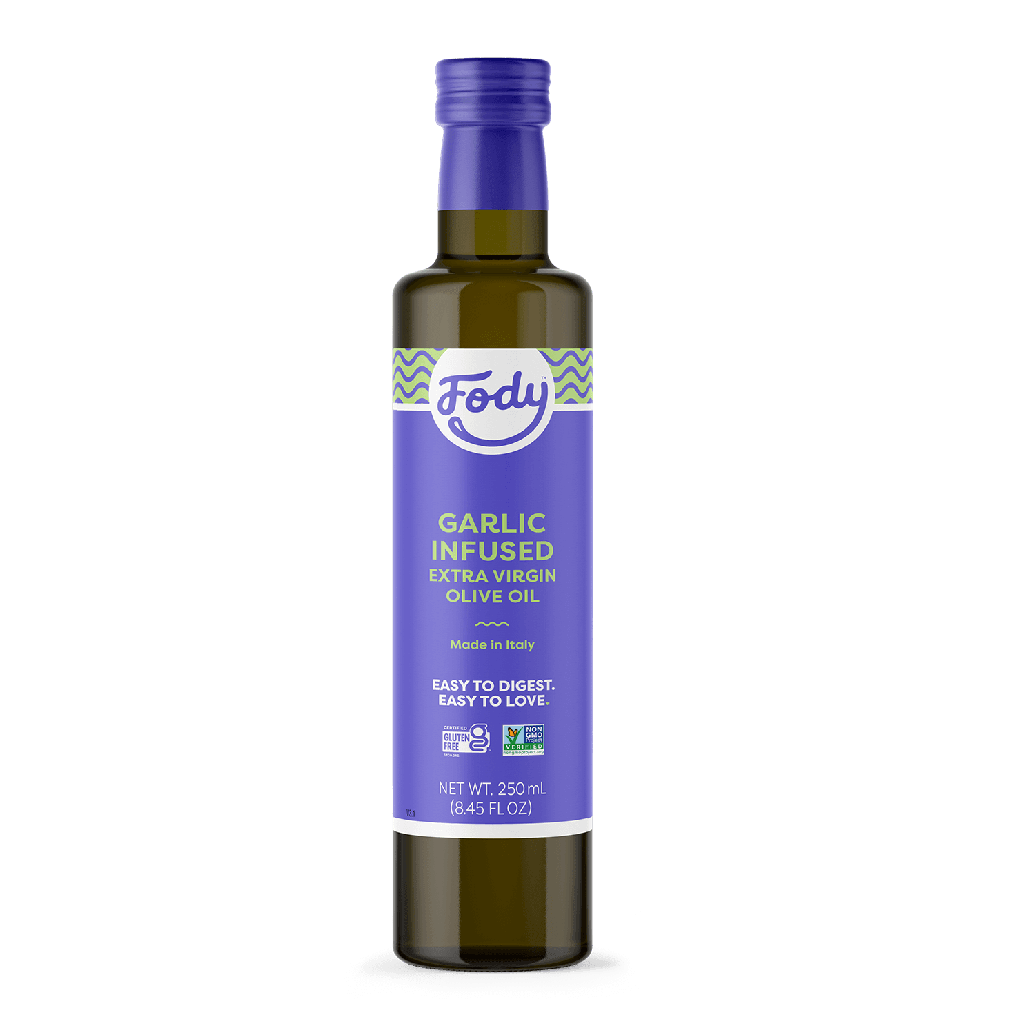 Garlic Infused Italian Olivenöl (250ml) - FODCORNER - (low FODMAP bei Reizdarm)