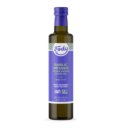 Garlic Infused Italian Olivenöl (250ml) - FODCORNER - (low FODMAP bei Reizdarm)