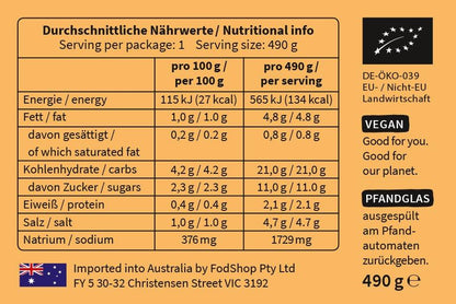 Karottensuppe (490g) - FODCORNER - (low FODMAP bei Reizdarm)