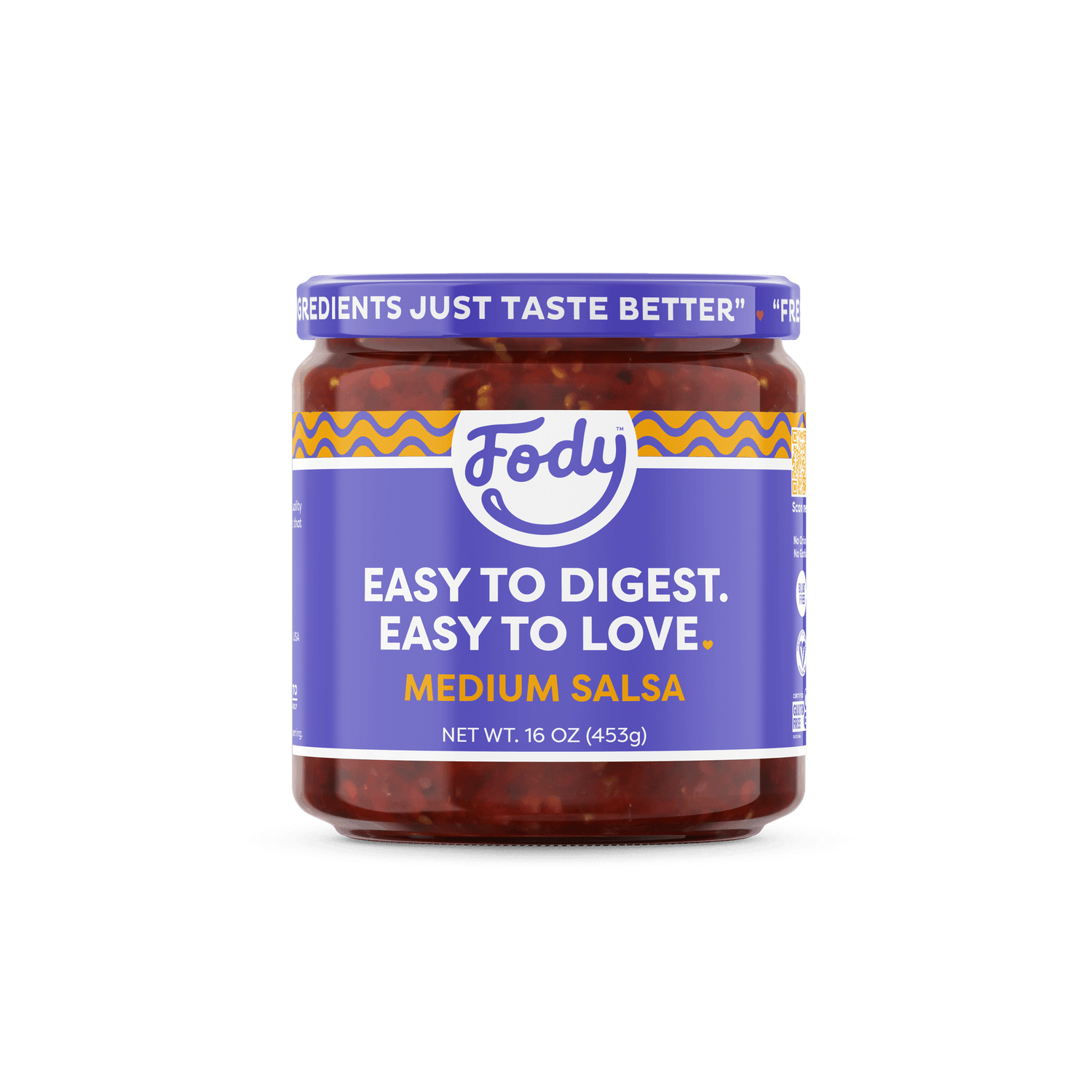 Medium Salsa (453g) - FODCORNER - (low FODMAP bei Reizdarm)