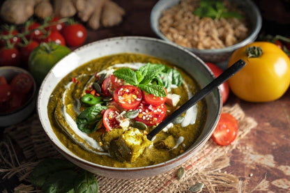 Palak Tofu Curry Eintopf (250g) - FODCORNER - (low FODMAP bei Reizdarm)