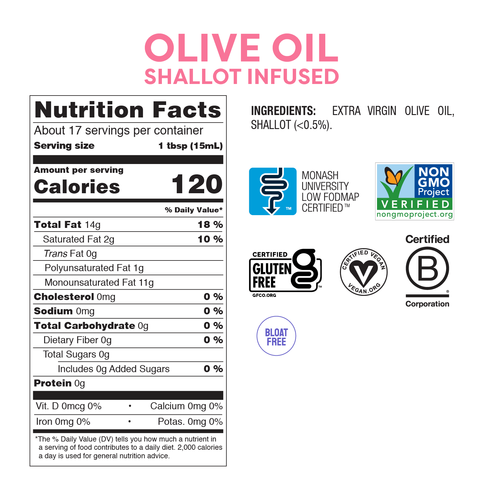 Shallot Infused Olivenöl (250ml) - FODCORNER - (low FODMAP bei Reizdarm)