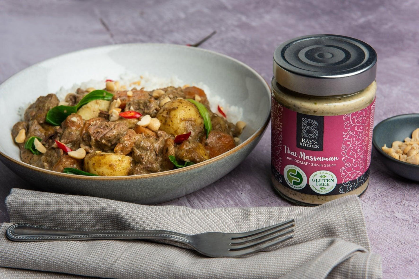 Thai Massaman Sauce (260g) - FODCORNER - (low FODMAP bei Reizdarm)